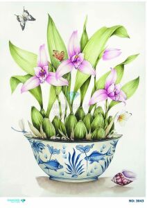 Diamond Pirinç Dekopaj Kağıdı - 3043