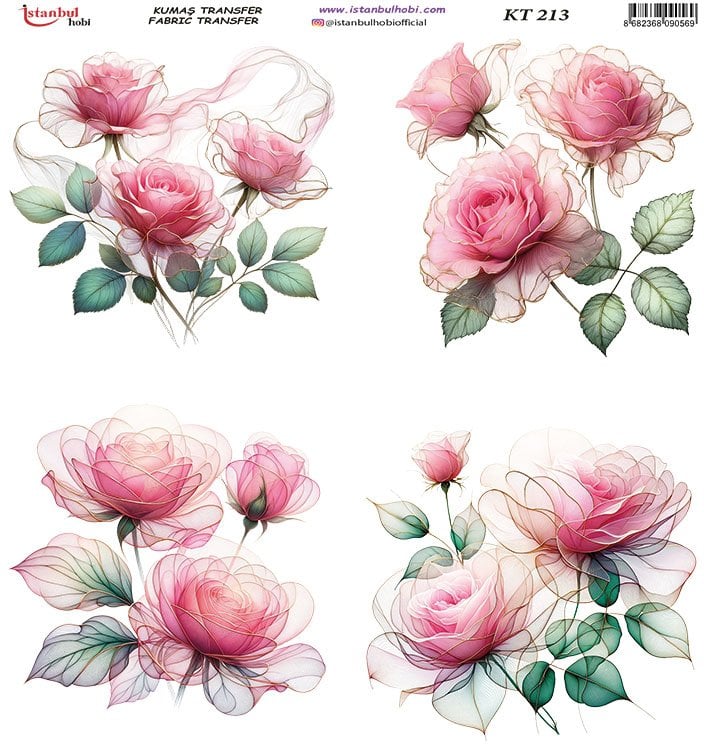 Kumaş Transfer Kağıdı 20x20cm KT-213