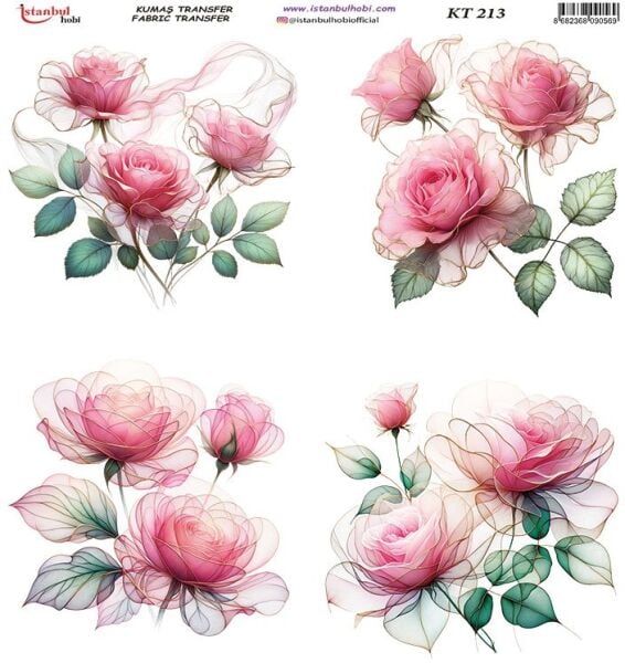 Kumaş Transfer Kağıdı 20x20cm KT-213
