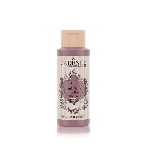 Cadence Style Mat Kumaş Boyası - 614 Küllügül 59ml