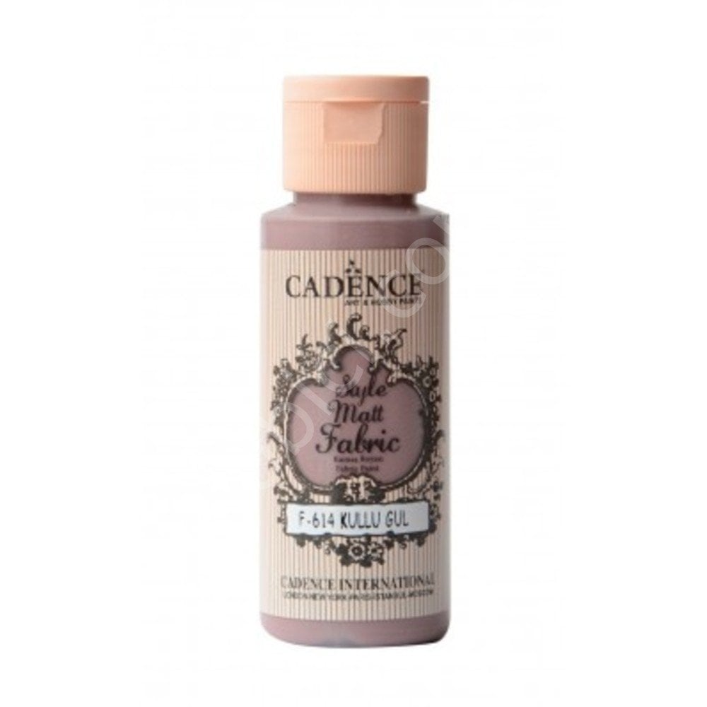Cadence Style Mat Kumaş Boyası - 614 Küllügül 59ml