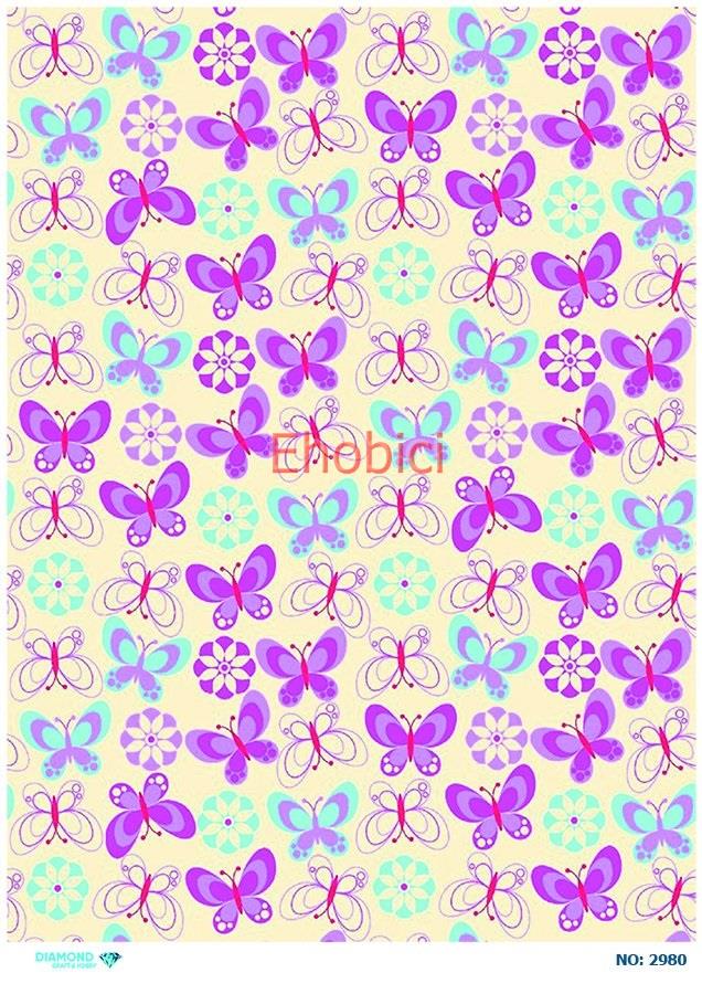 Diamond Pirinç Dekopaj Kağıdı - 2980