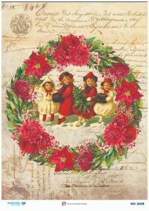 Diamond Pirinç Dekopaj Kağıdı - 3608