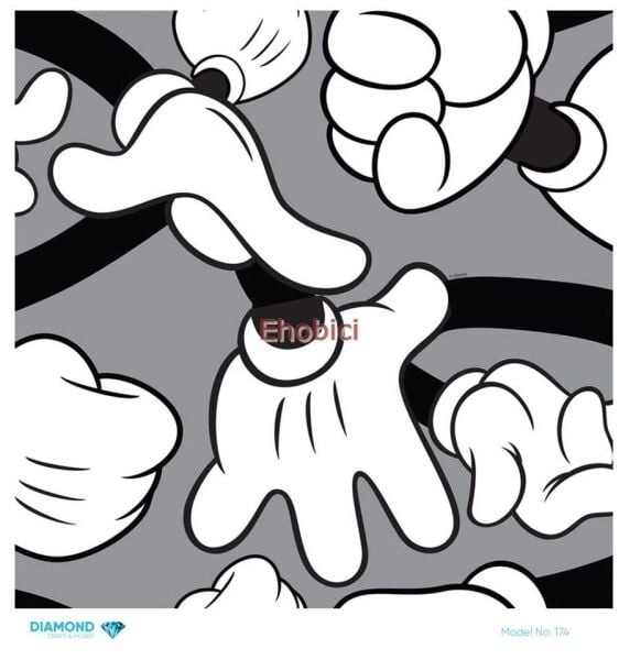 Diamond Pirinç Dekopaj Kağıdı - 174 - 30x30