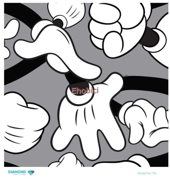 Diamond Pirinç Dekopaj Kağıdı - 174 - 30x30