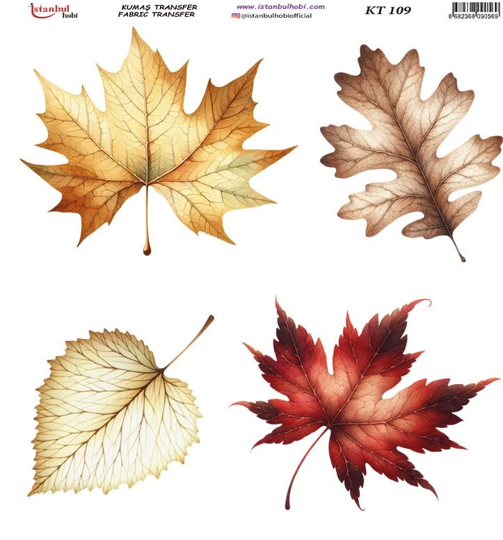 Kumaş Transfer Kağıdı 20x20cm KT-109