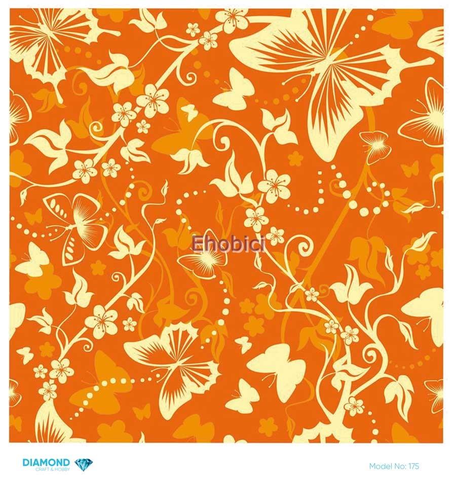 Diamond Pirinç Dekopaj Kağıdı - 175 - 30x30