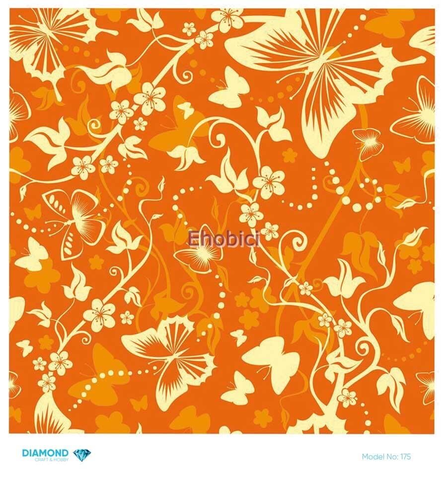 Diamond Pirinç Dekopaj Kağıdı - 175 - 30x30