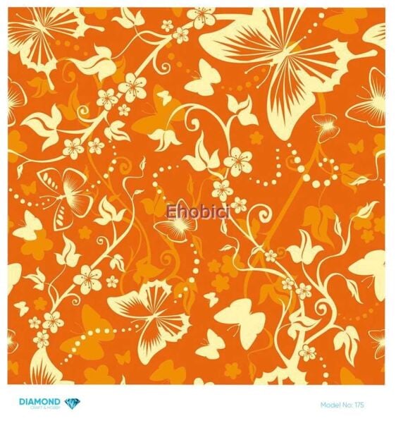 Diamond Pirinç Dekopaj Kağıdı - 175 - 30x30