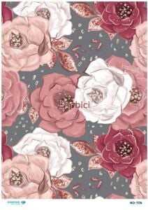 Diamond Pirinç Dekopaj Kağıdı - 1176