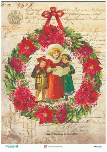 Diamond Pirinç Dekopaj Kağıdı - 3611