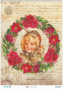 Diamond Pirinç Dekopaj Kağıdı - 3613