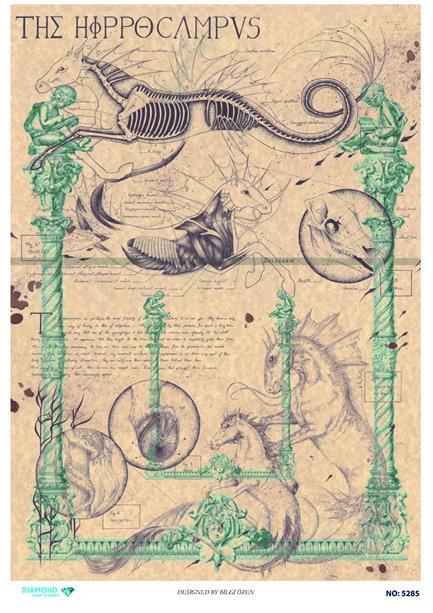 Diamond Pirinç Dekopaj Kağıdı - 5285