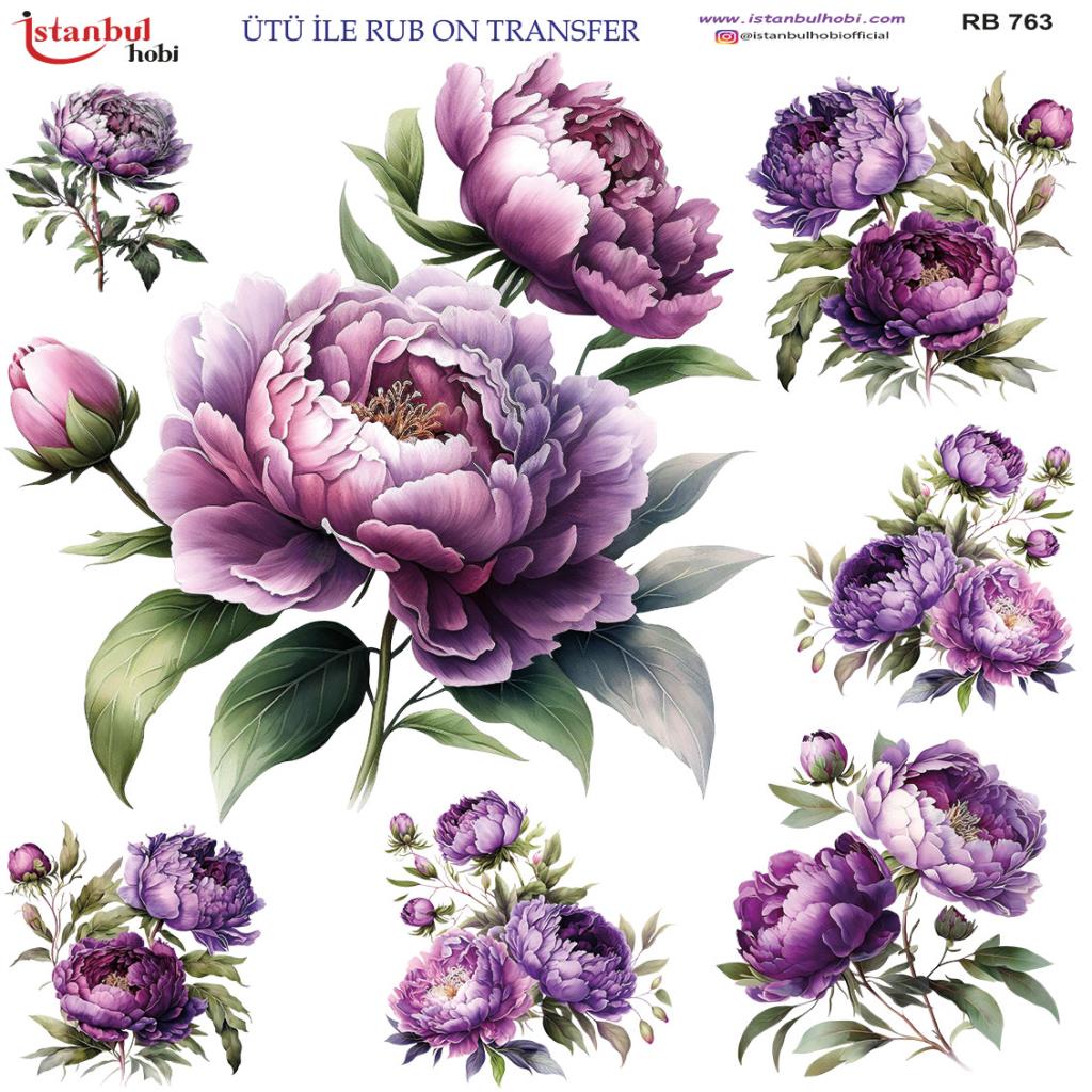 Ütü ile Rub On Transfer Kağıdı 30x30cm RB-763