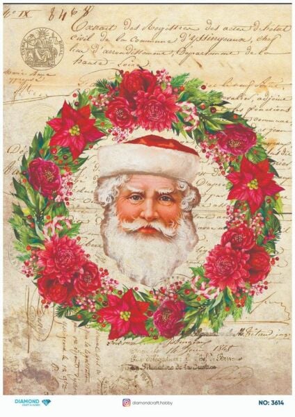 Diamond Pirinç Dekopaj Kağıdı - 3614