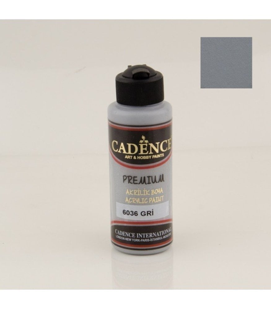 Cadence Akrilik Boya 6036 Gri Ahşap Boyası 120ML