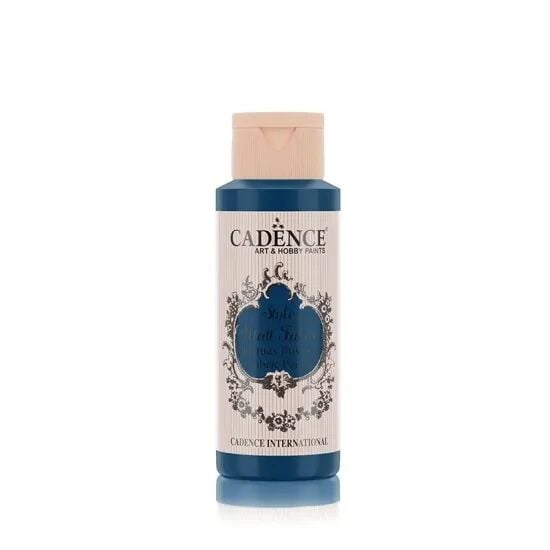 Cadence Style Mat Kumaş Boyası - 620 Perçem Mavi 59ml