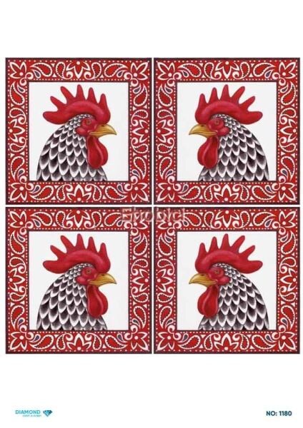 Diamond Pirinç Dekopaj Kağıdı - 1180