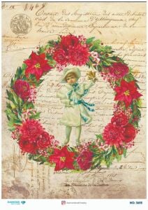 Diamond Pirinç Dekopaj Kağıdı - 3615