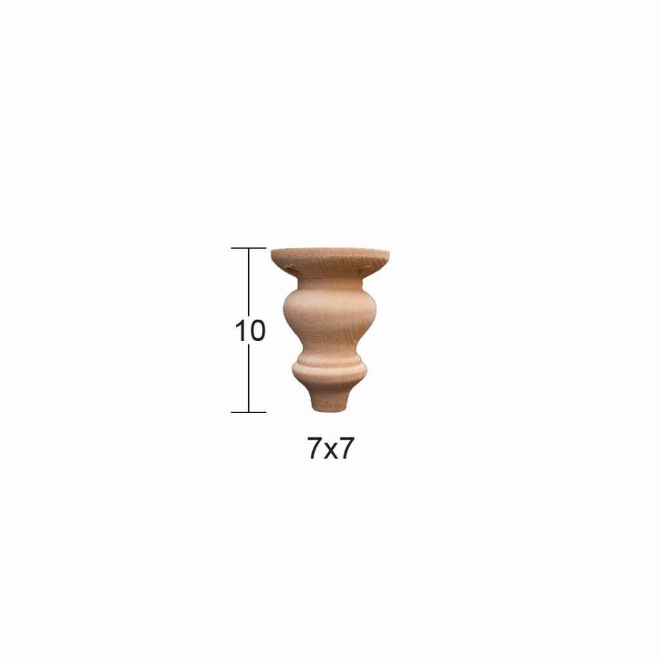 Torna Ayak 10cm Doğal Ağaç No:2 FT-09