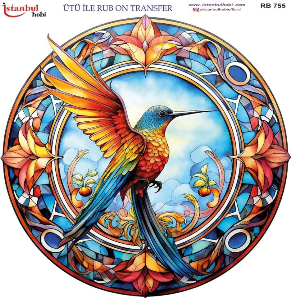 Ütü ile Rub On Transfer Kağıdı 30x30cm RB-755
