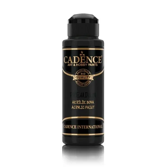 Cadence Akrilik Boya 0002 Siyah Ahşap Boyası 120ML