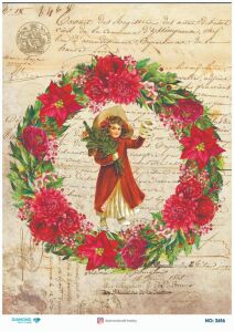 Diamond Pirinç Dekopaj Kağıdı - 3616