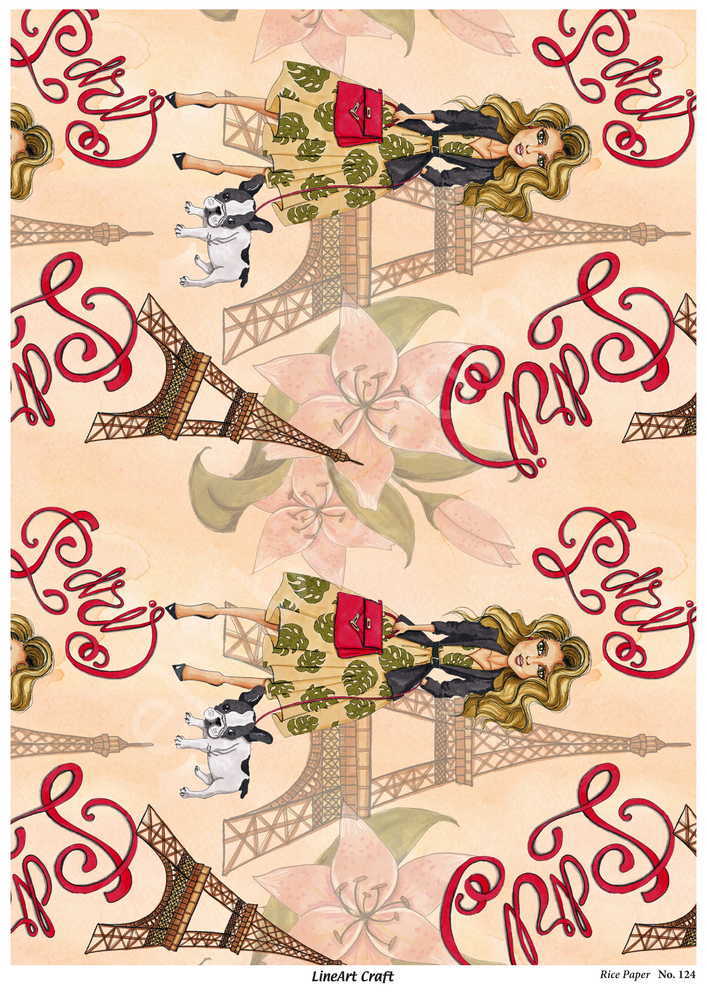 Model 124 - Pirinç Dekopaj Lineart Craft