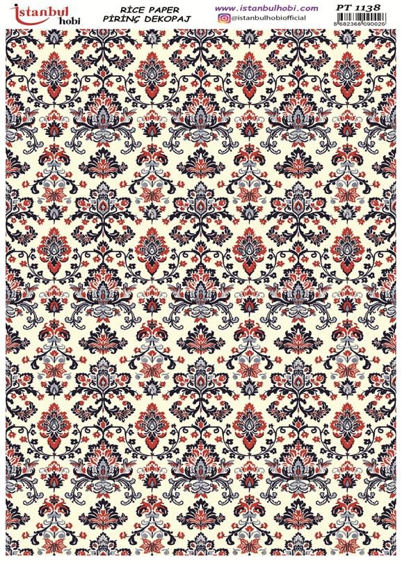 Pirinç Dekopaj Kağıdı 30x42cm PT-1138
