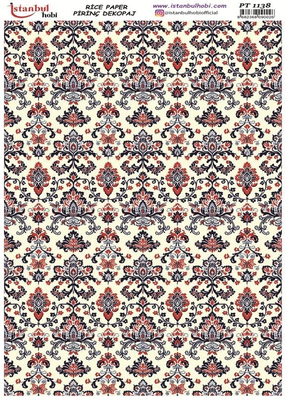 Pirinç Dekopaj Kağıdı 30x42cm PT-1138