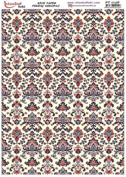 Pirinç Dekopaj Kağıdı 30x42cm PT-1138