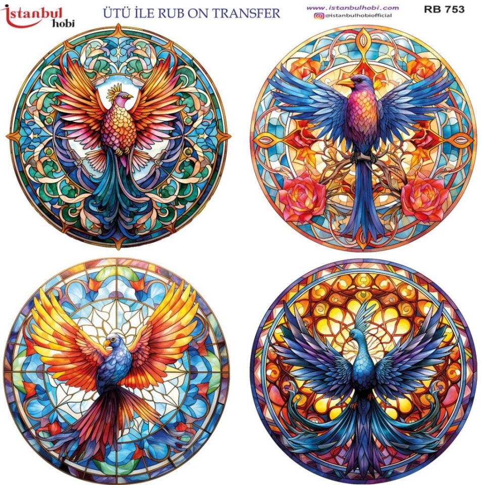 Ütü ile Rub On Transfer Kağıdı 30x30cm RB-753