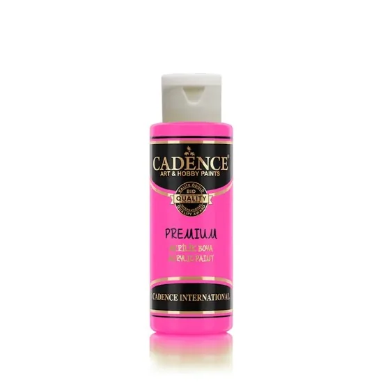 Cadence Fosforlu Akrilik Boya 70ml Florasan Pembe