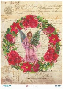 Diamond Pirinç Dekopaj Kağıdı - 3617