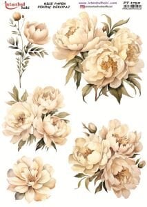 Pirinç Dekopaj Kağıdı 30x42cm PT-1790