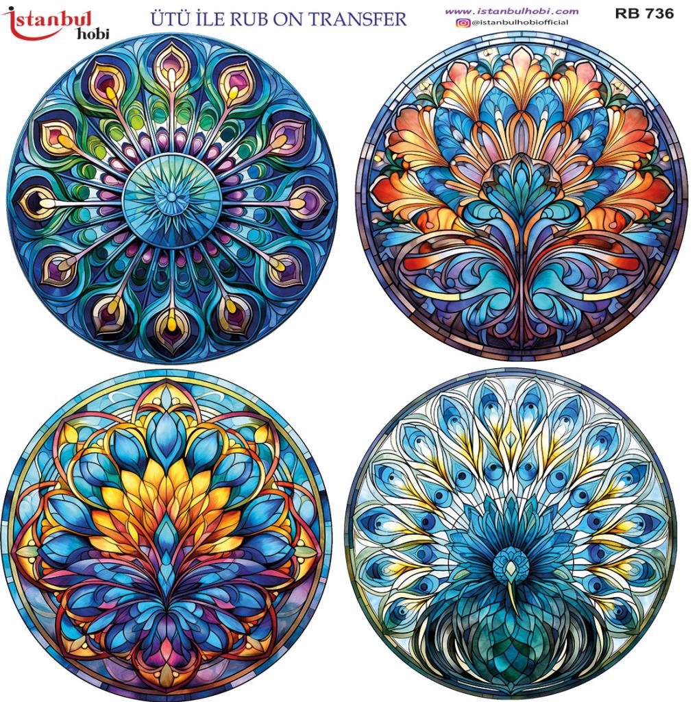Ütü ile Rub On Transfer Kağıdı 30x30cm RB-736