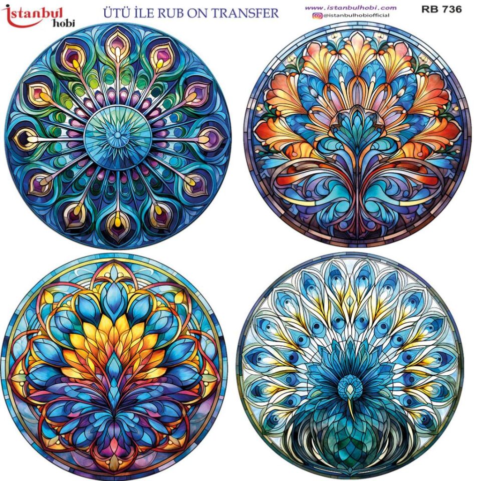 Ütü ile Rub On Transfer Kağıdı 30x30cm RB-736