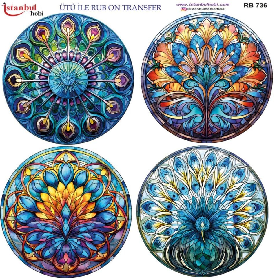 Ütü ile Rub On Transfer Kağıdı 30x30cm RB-736