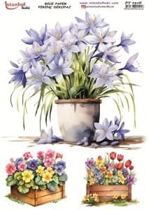 Pirinç Dekopaj Kağıdı 30x42cm PT-1516