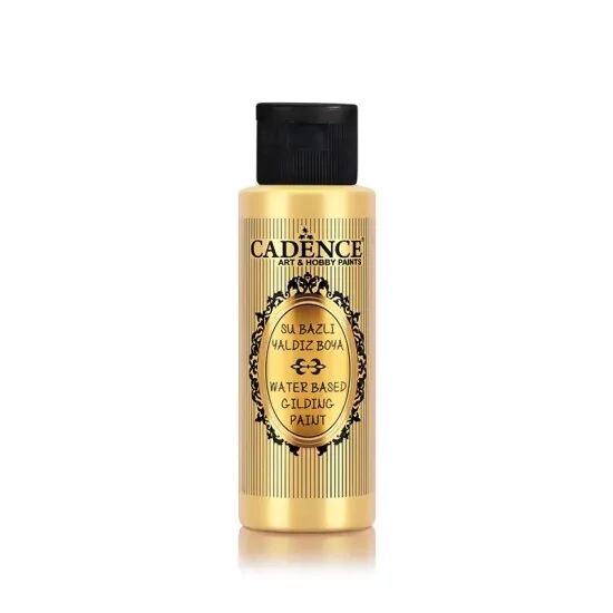 Cadence Su Bazlı Yaldız Boya 110 Ekstra Altın 70ML