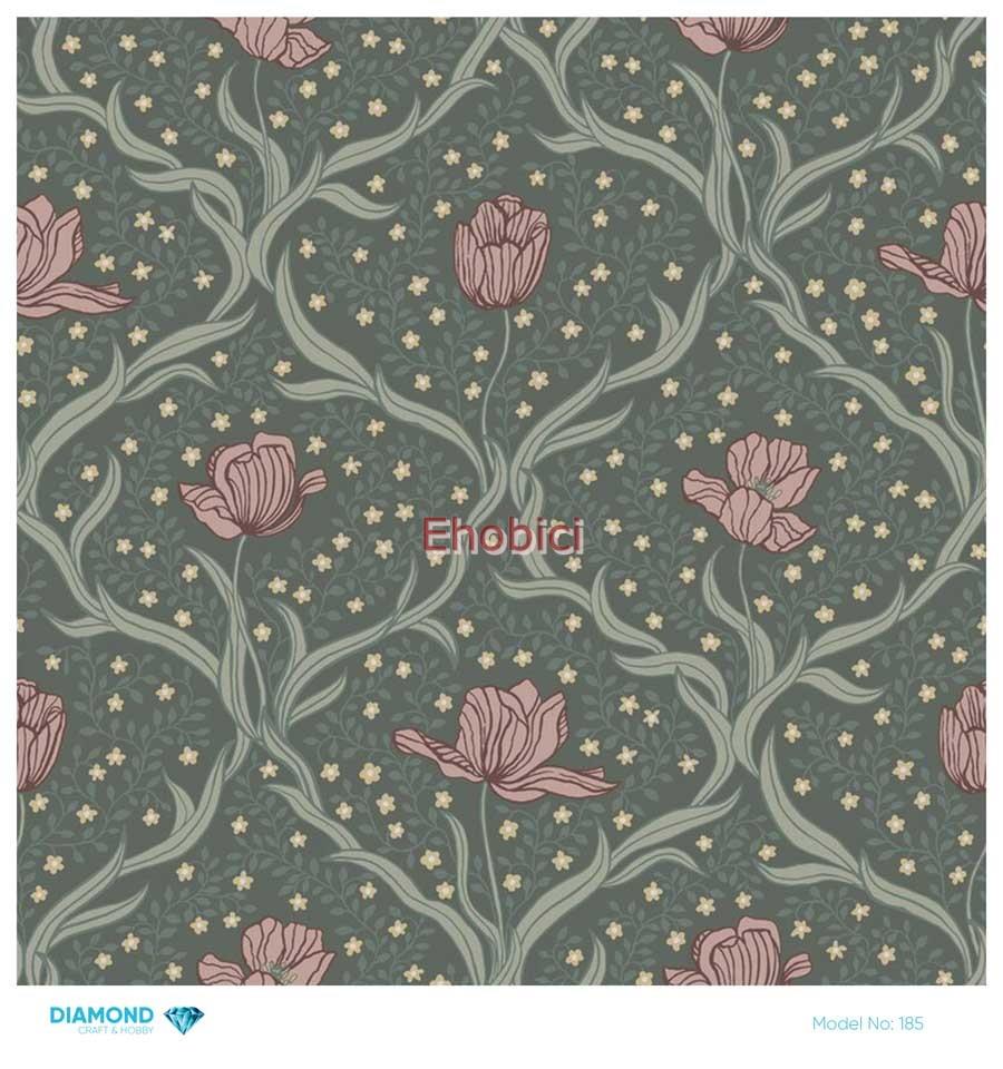 Diamond Pirinç Dekopaj Kağıdı - 185 - 30x30