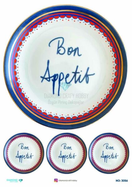 Diamond Pirinç Dekopaj Kağıdı - 3056