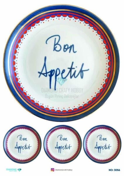 Diamond Pirinç Dekopaj Kağıdı - 3056