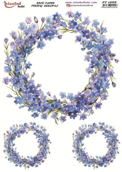 Pirinç Dekopaj Kağıdı 30x42cm PT-1668