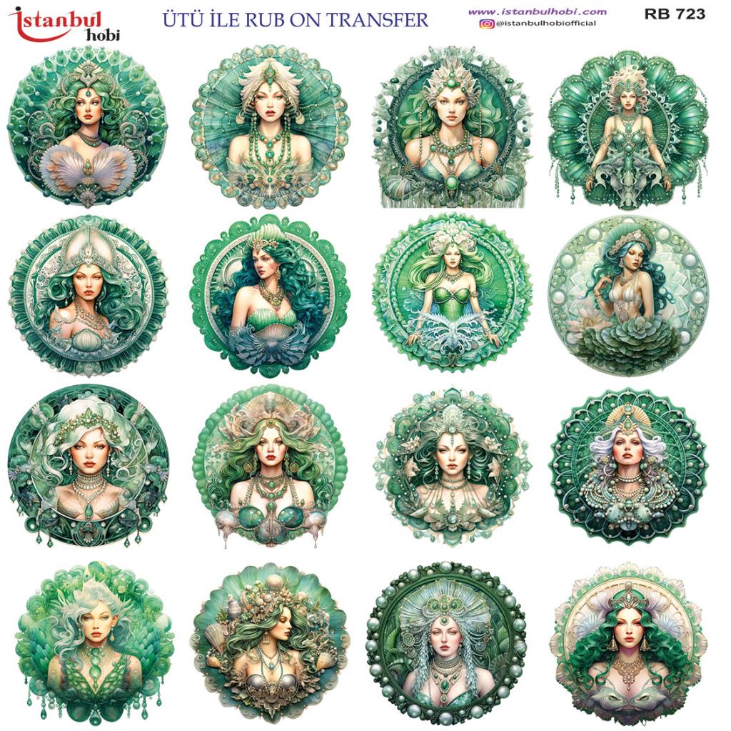 Ütü ile Rub On Transfer Kağıdı 30x30cm RB-723