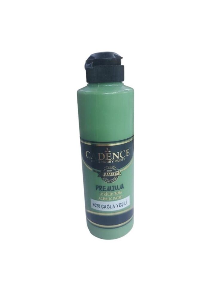 Cadence Akrilik Boya 250ML 8028 Çağla Yeşili Ahşap Boyası