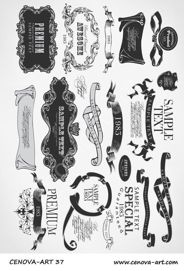 Cenova Art Dekupaj Kağıdı 037