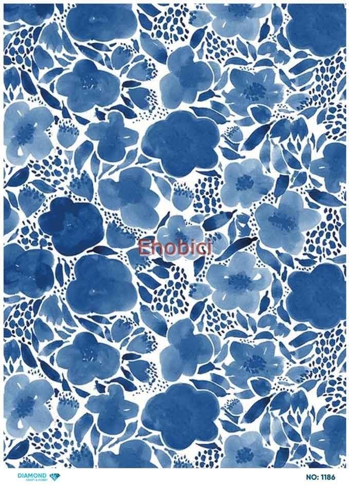 Diamond Pirinç Dekopaj Kağıdı - 1186