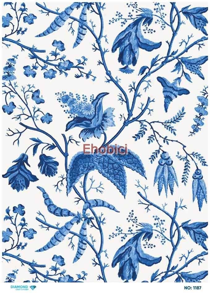 Diamond Pirinç Dekopaj Kağıdı - 1187