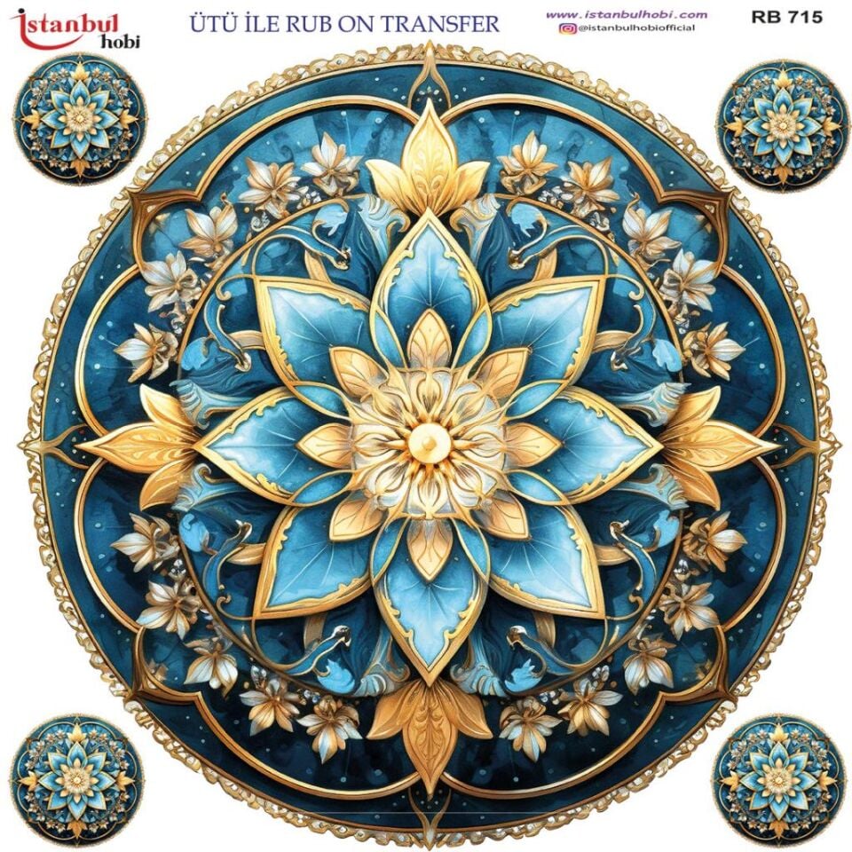 Ütü ile Rub On Transfer Kağıdı 30x30cm RB-715